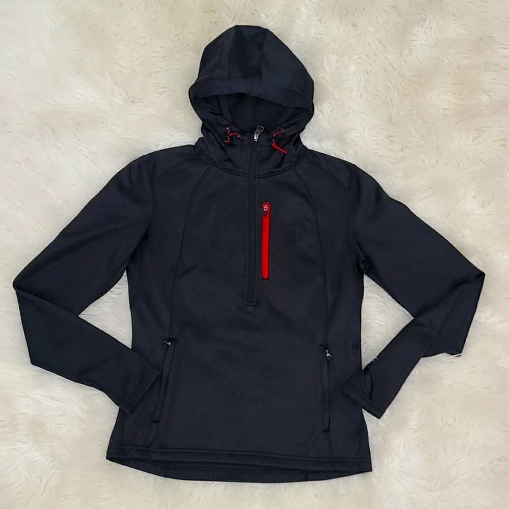 North face fleece lined hoodie size small